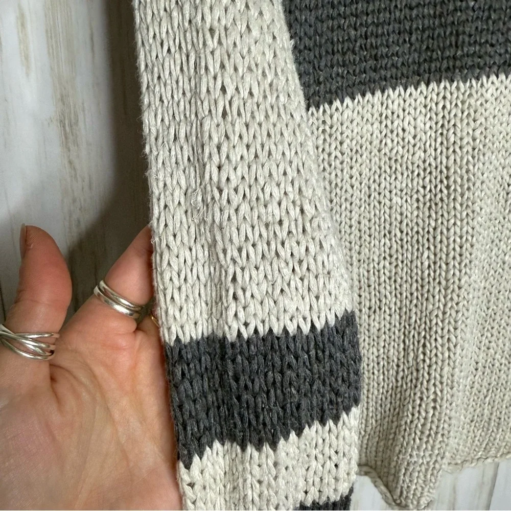 360 Sweater Cashmere Silk Cream Knit Sweater M